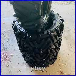 (4) Used MotoSport EFX Moto MTC 28x10-15 ATV/UTV Tires & 2 Tubes Good Tread