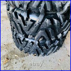 (4) Used MotoSport EFX Moto MTC 28x10-15 ATV/UTV Tires & 2 Tubes Good Tread