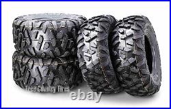 4 WANDA UTV ATV Tires 26x9R12 26x11R12 8PR Radial Bighorn Style 26x9-12 26x11-12