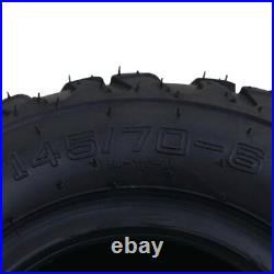4Sets 145/70- 6 Inch Tire/Tyre fit ATV UTV Quad Buggy Go Kart Mower 4 Wheeler
