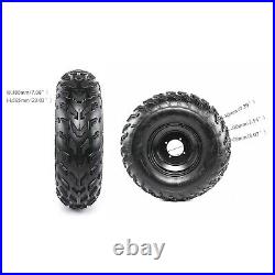 4X 23x7-10 Wheels Rims ATV Tyres Tires Tubeless for Go Kart UTV Quad ATV Bike