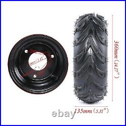 4pc 145/70-6 Tire Rim 110 90 50cc ATV Buggy Quad Sunl Taotao 6 inch Wheels