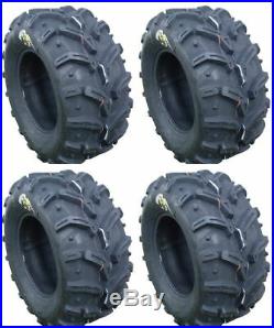 Four 4 Deestone Swamp Witch ATV Tires Set 2 Front 25x8-12 & 2 Rear 25x10-12 D932
