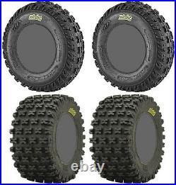 Four 4 ITP Holeshot HD ATV Tires Set 2 Front 22x7-10 & 2 Rear 20x11-9