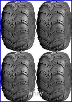 Four 4 ITP Mud Lite AT ATV Tires Set 2 Front 23x8-11 & 2 Rear 25x12-9 MudLite