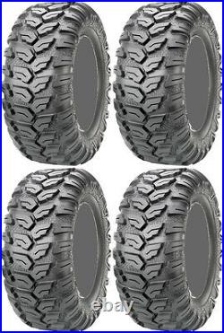 Four 4 Maxxis Ceros ATV Tires Set 2 Front 26x9-12 & 2 Rear 26x11-12 MU07