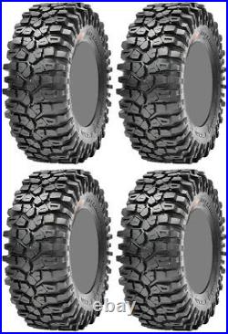 Four 4 Maxxis Roxxzilla ATV Tires Set 2 Front 30x10-14 & 2 Rear 30x10-14 Soft