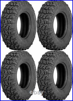 Four 4 Sedona Coyote ATV Tires Set 2 Front 25x8-12 & 2 Rear 25x10-12
