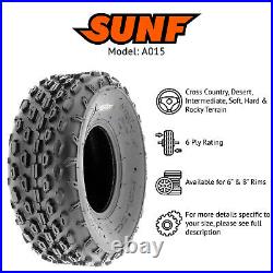 Full Set 4 SunF 19x7-8 19x7x8 & 18x9.5-8 18x9.5x8 ATV UTV Tires 6 Ply A015/A018