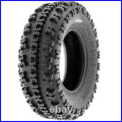 Full Set 4 SunF 19x7-8 Front & 20x10-9 Rear Replacement ATV UTV Tires 6 Ply A027