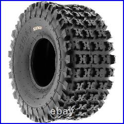 Full Set 4 SunF 19x7-8 Front & 20x10-9 Rear Replacement ATV UTV Tires 6 Ply A027