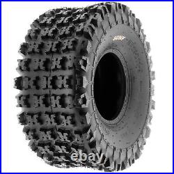 Full Set 4 SunF 19x7-8 Front & 20x10-9 Rear Replacement ATV UTV Tires 6 Ply A027