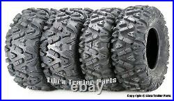 Full Set ATV UTV Tires 26x9-14 26x9x14 Front & 26x11-14 26x11x14 Rear 6PR Mud