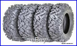 Full Set ATV UTV Tires 27x9-14 27x9x14 Front & 27x11-14 27x11x14 Rear 6PR Mud