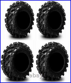Full Set Interco Swamp Lite Tires 27 2 27x9-12 & 2 27x12-12 Atv Utv (4)