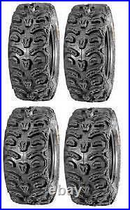 Full Set Kenda Bear Claw Htr Tires 26 Radial 2 26x9-12 & 2 26x11-12 Atv Utv