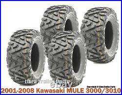 Full Set Utility ATV UTV tires 23x11-10 for 01-08 Kawasaki MULE 3000/3010