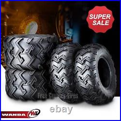 Full Set WANDA ATV UTV Tires 22x8-10 Front & 22x11-10 Rear 4PR