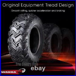 Full Set WANDA ATV UTV Tires 22x8-10 Front & 22x11-10 Rear 4PR