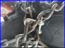 Grizzlar GTN-728 ATV Net Studded Tire Chains 26x10-12 26x10.50-12 27x10-12