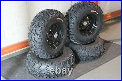 Honda Foreman 400 25 Kenda Bear Claw Atv Tire Itp Black Atv Wheel Kit Srad