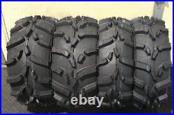 Honda Rancher 350 25 Mud + Snow At589 Atv Tire Qb Black Atv Wheel Kit Sradqb