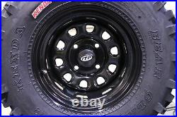 Honda Rancher 420 Sra 25 Bear Claw Atv Tire Itp Black Atv Wheel Kit Srad