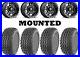 Kit 4 AMS Sahara Classic Tires 23×10-14 on Fuel Anza Matte Black D557 Wheels TER
