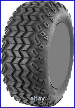 Kit 4 AMS Sahara Classic Tires 23x10-14 on Fuel Anza Matte Black D557 Wheels TER