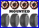 Kit 4 AMS Sahara Classic Tires 23×10-14 on STI HD6 Orange Wheels 550