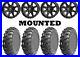 Kit 4 AMS Slingshot XT Tires 26×9-14 on Frontline 308 Gloss Black Wheels FXT