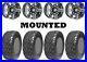 Kit 4 AMS Street Fox Tires 23×10-14 on Sedona Rukus LE Gray Narrow Wheels HP1K