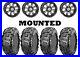 Kit 4 CST Abuzz Tires 25×8-12/25×10-12 on STI HD3 Gloss Black Wheels POL