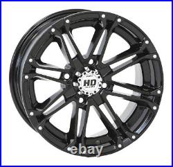 Kit 4 CST Abuzz Tires 25x8-12/25x10-12 on STI HD3 Gloss Black Wheels POL