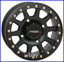 Kit 4 CST Abuzz Tires 26x9-14/26x11-14 on System 3 SB-3 Beadlock Matte Black 550