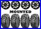 Kit 4 CST Abuzz Tires 26×9-14/26×11-14 on System 3 ST-4 Gloss Black Wheels SRA