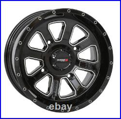 Kit 4 CST Abuzz Tires 26x9-14/26x11-14 on System 3 ST-4 Gloss Black Wheels SRA