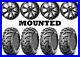 Kit 4 CST Ancla Tires 26×9-12/26×11-12 on Raceline A77 Mamba Black Wheels IRS