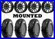 Kit 4 CST Dingo Tires 28×9-14 on MSA M43 Fang Matte Black Wheels CAN