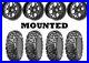Kit 4 CST Stag Tires 27×9-14/27×11-14 on Moose 545X Black Wheels VIK
