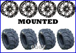 Kit 4 Deestone Swamp Witch 28x10-12/28x12-12 on High Lifter HL3 Machined FXT