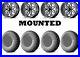 Kit 4 EFX MotoHammer Tires 27×9-14/27×11-14 on MSA M26 Vibe Machined Wheels VIK
