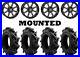 Kit 4 EFX MotoHavok Tires 28×8.5-14 on STI HD4 Gloss Black Wheels VIK