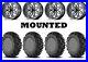 Kit 4 EFX MotoMTC Tires 27×10-14 on MSA M26 Vibe Machined Wheels H700