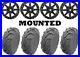 Kit 4 EFX MotoMax Tires 27×10-14/27×12-14 on STI HD10 Gloss Black Wheels POL
