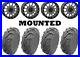 Kit 4 EFX MotoMax Tires 27×10-14 on System 3 SB-5 Beadlock Matte Gray Wheels FXT