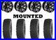Kit 4 Frontline BDC Tires 23×9.5-14 on Moose 112X Black Wheels FXT