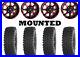 Kit 4 Frontline BDC Tires 23×9.5-14 on STI HD6 Red Wheels POL