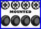 Kit 4 GBC Kanati Mongrel Tires 27×9-14/27×11-14 on Frontline 556 Black POL
