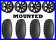 Kit 4 GBC Kanati Terra Master Tires 27×9-14 on Sedona Sparx Black Wheels FXT